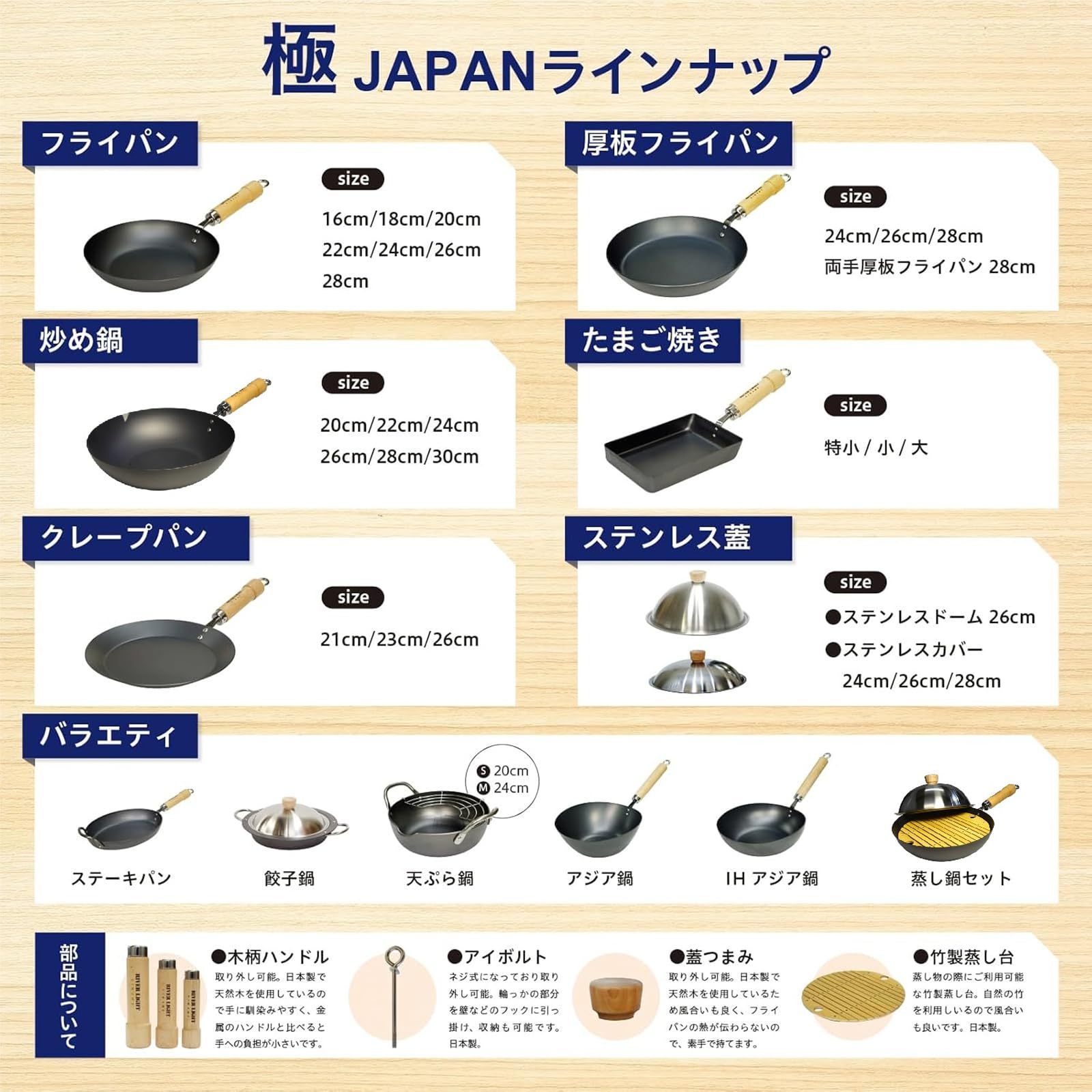 Amazon.co.jp: リバーライト 極JAPAN 鉄 蒸し鍋セット 26cm (炒め鍋